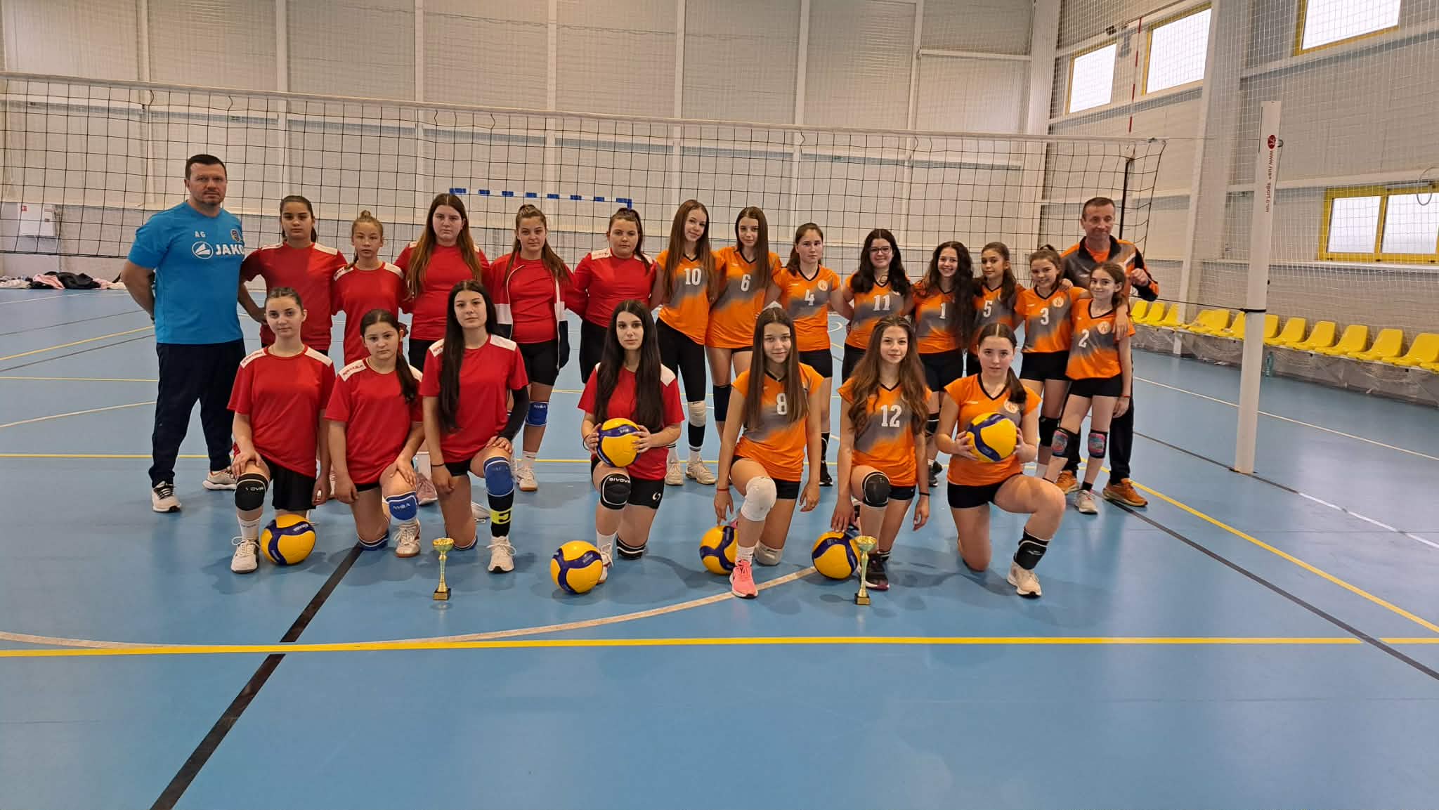 Областни ученически игри по волейбол момичета 5-7 клас