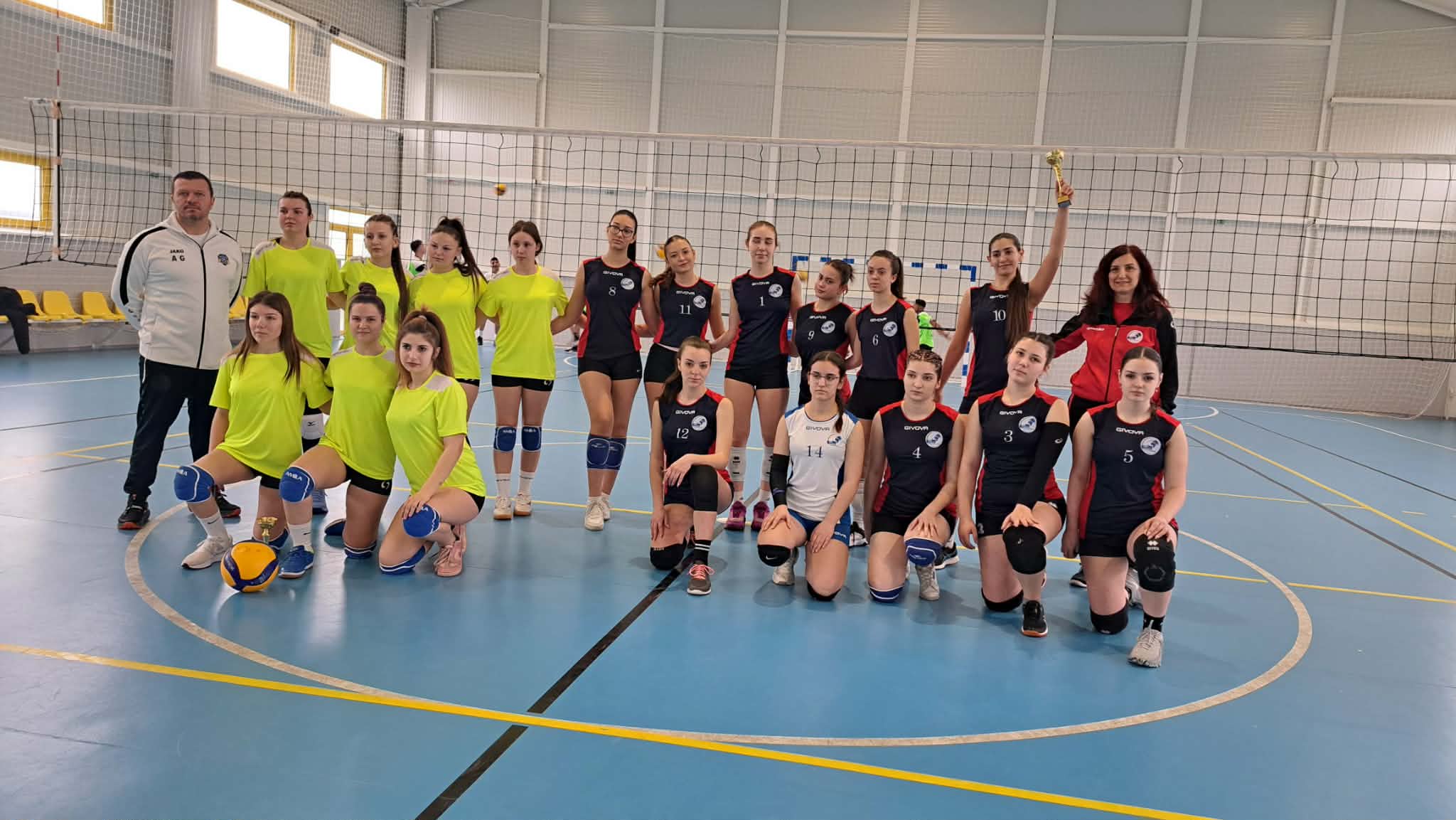 Областни ученически игри по волейбол за девойки 11-12клас